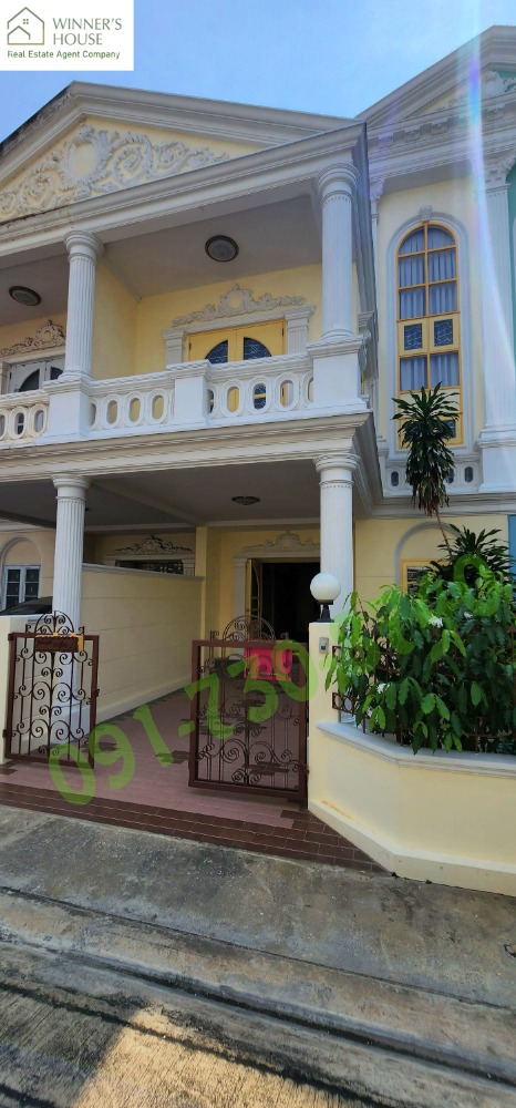 For SaleTownhouseNonthaburi, Bang Yai, Bangbuathong : Townhome for sale, Crystal Townhome Rattanathibet-Saima (Crytal Townhomes Rattanathibet-Saima) 4 bedrooms, 3 bathrooms, 23.4 sq.w., renovated