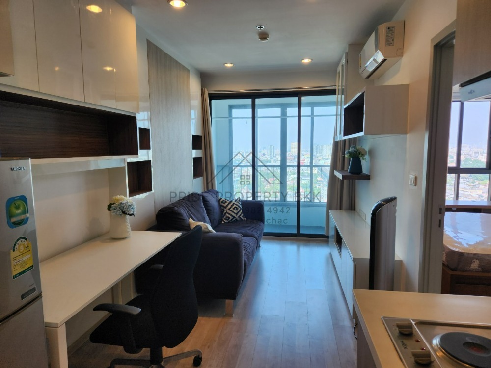 For SaleCondoPinklao, Charansanitwong : NEW ROOM !! Sell IDEO MOBI Charan Interchange @ MRT Bang Khun Non (1 BED, Built-in all) near Makro Charan, Siriraj Hospital, Pinklao area, Bangkok Bus Terminal, 18th fl., city view, ready to move in, price negotiable