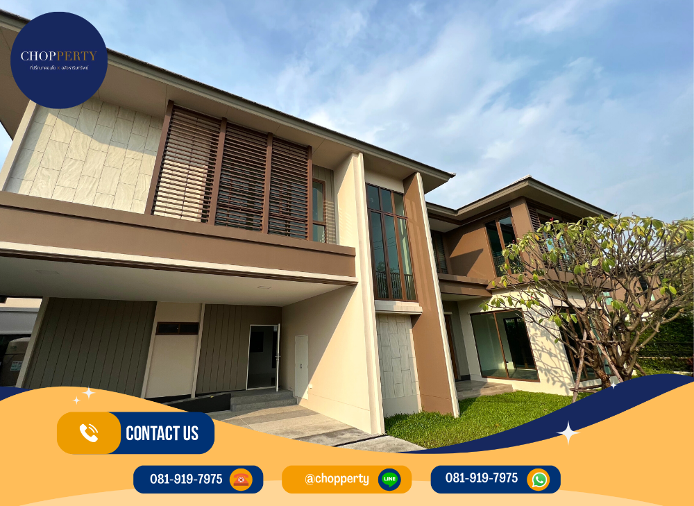 For SaleHousePattanakan, Srinakarin : *Rare Unit* Burasiri Krungthep Kreetha 5 BR : 42 MB [Tel. 081-919-7975]