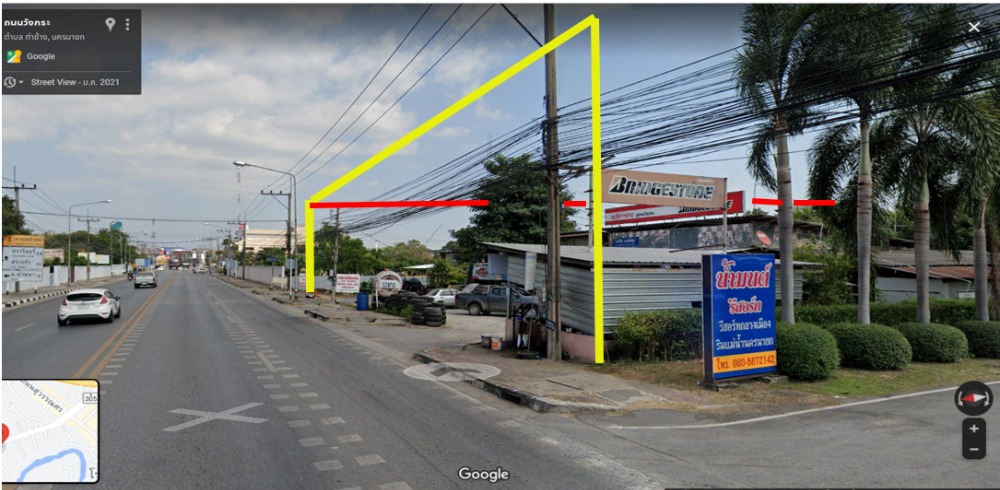 For SaleLandNakhon Nayok : Land for sale in the center of Nakhon Nayok, near the hospital, near the market, near the government center, next to the river, near the expressway road that cuts to Korat.