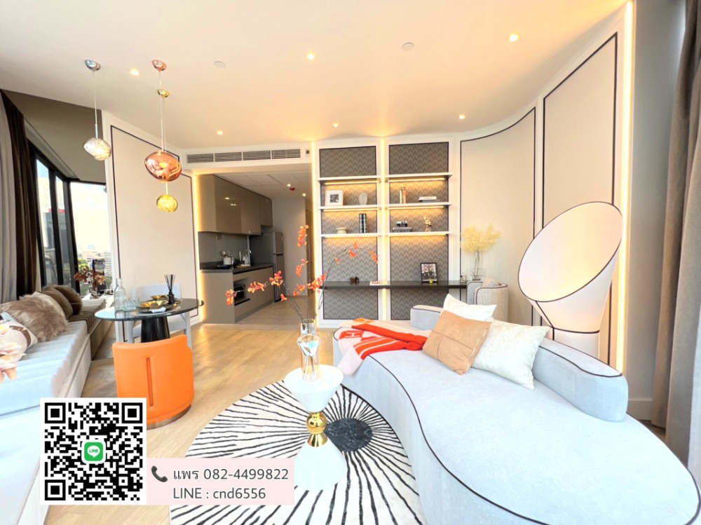 For SaleCondoRama9, Petchburi, RCA : Luxury Condo for sale "Beautifully decorated room ready"✨𝗔𝗦𝗛𝗧𝗢𝗡 𝗔𝗦𝗢𝗞𝗘 𝗥𝗔𝗠𝗔 𝟵 area 69 sq m, price 16.54 million baht 📲0824499822 Prae