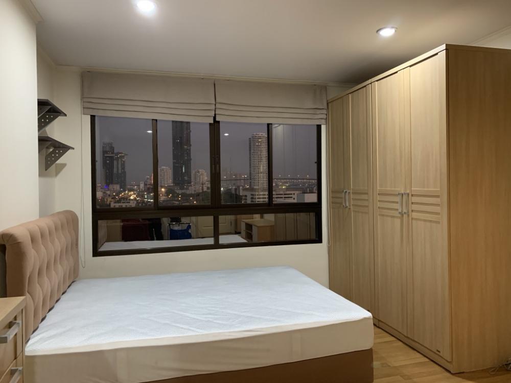 For RentCondoRama3 (Riverside),Satupadit : For rent: Lumpini place praram3 River view, opposite Terminal21 Rama 3, room 30 sq m, fully furnished, 9000 baht per month