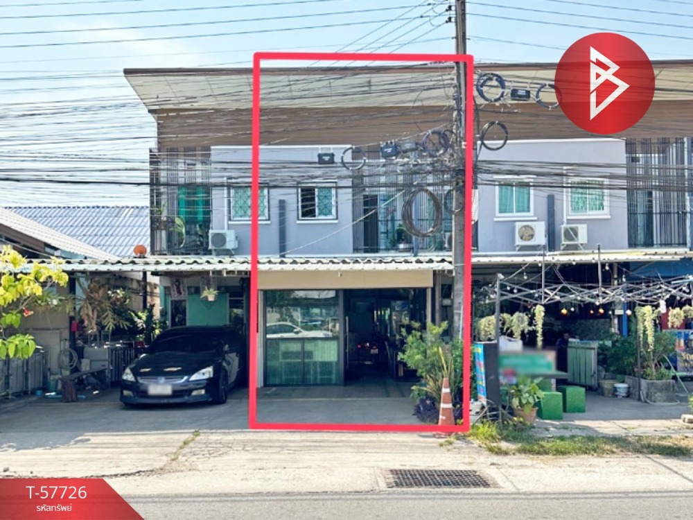 For SaleTownhouseChanthaburi : 2 storey townhome for sale, area 20 square wah, Koh Khwang, Chanthaburi, next to the main road