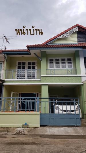 For RentTownhouseNonthaburi, Bang Yai, Bangbuathong : Townhouse for rent, 2 floors, Pruksa Village 3, Soi Wat Lat Pla Duk, cheap, can raise animals