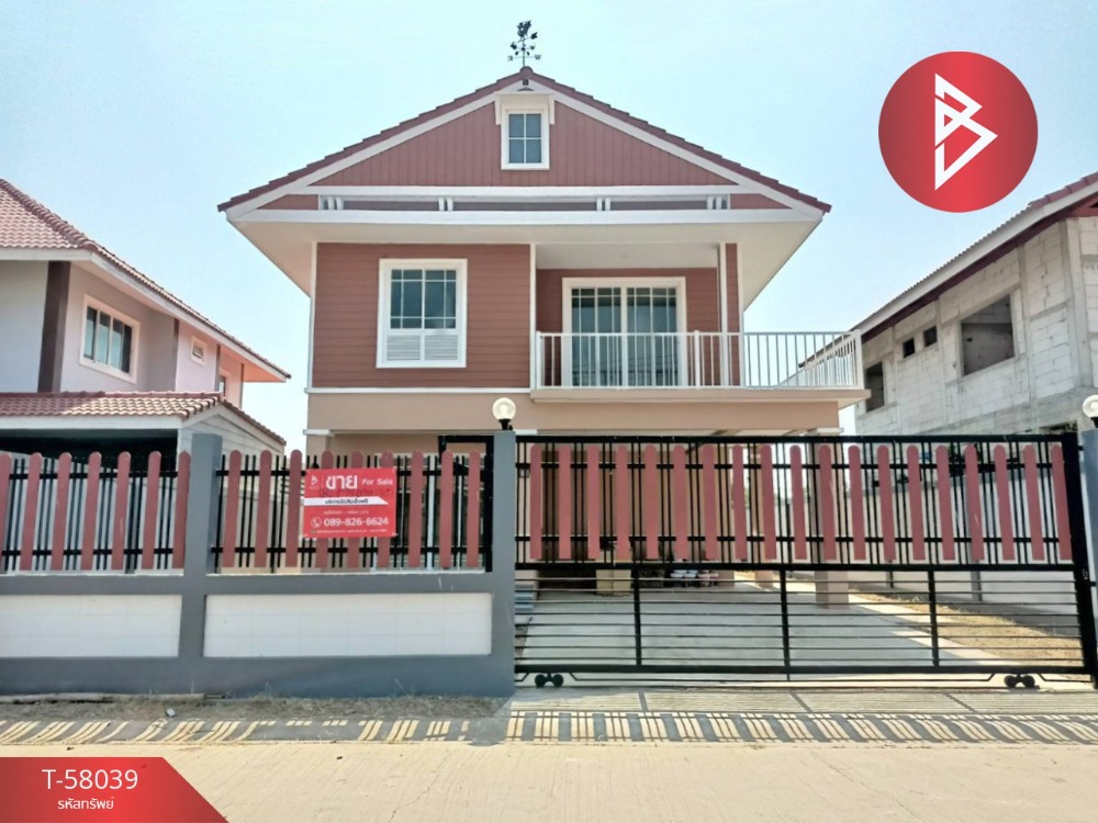 For SaleHouseAng Thong : 2 storey detached house for sale, area 63 square meters, Saladaeng Subdistrict, Angthong