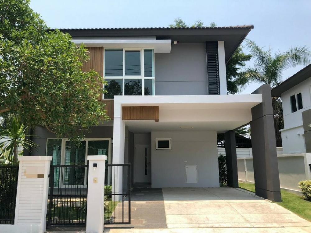 ให้เช่าบ้านเชียงใหม่ : ให้เช่าบ้านในโครงการ พร้อมอยู่ สไตล์โมเดิร์น ใกล้มีโชคพลาซ่า ,NIS , ศูนย์ราชการ