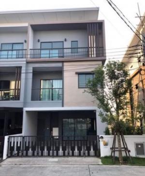 For RentTownhouseNonthaburi, Bang Yai, Bangbuathong : ✅ 3-storey townhome for rent, Thana Cluster Project, Bang Yai, Soi Khlong Thanon