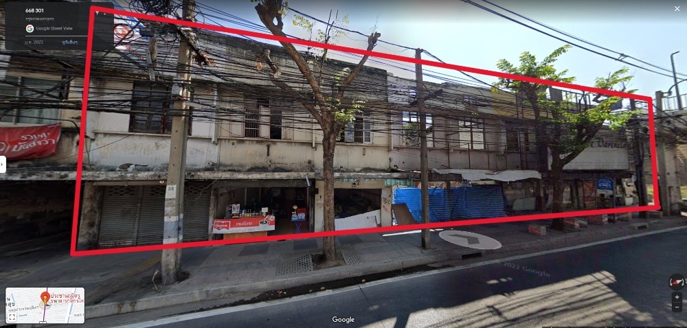 For SaleLandBang Sue, Wong Sawang, Tao Pun : Land for sale on Bangkok-Nonthaburi Road Near the Tao Poon Intersection BTS station, just 400 meters away.