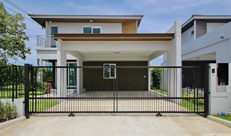 For RentHouseNonthaburi, Bang Yai, Bangbuathong : 2-storey detached house for rent near Central Westgate