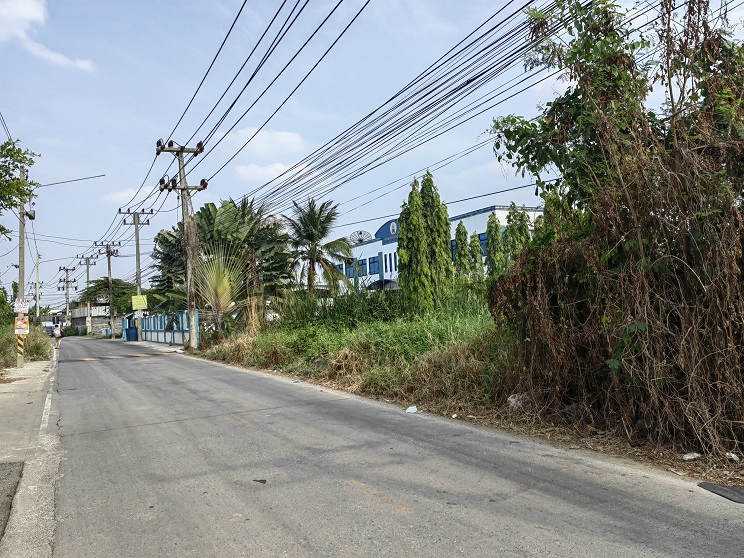 For SaleLandPathum Thani,Rangsit, Thammasat : Land for sale 8 rai in Soi Khlong Sam 2/1, Rangsit-Nakhon Nayok Road, Khlong 3, Pathum Thani. The land is in a community.