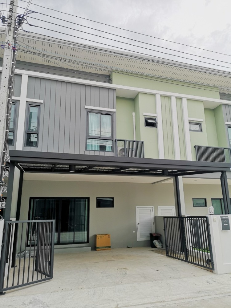 For RentTownhouseNonthaburi, Bang Yai, Bangbuathong : Townhome for rent, The Modish Chaiyaphruek-Wongwaen, Sai Noi area, new house, never rented.