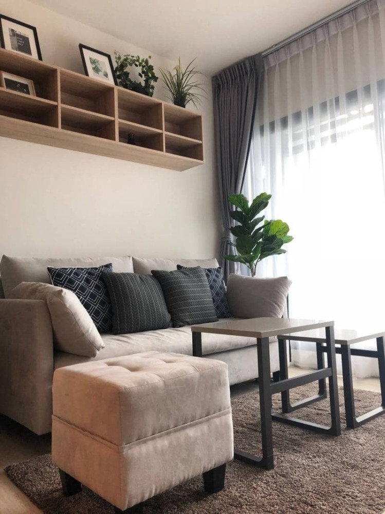 ให้เช่าคอนโดอ่อนนุช อุดมสุข : ให้เช่าคอนโด Life Sukhumvit 48 Condo for rent 38 SQM Building N full fornisher 18 K City View