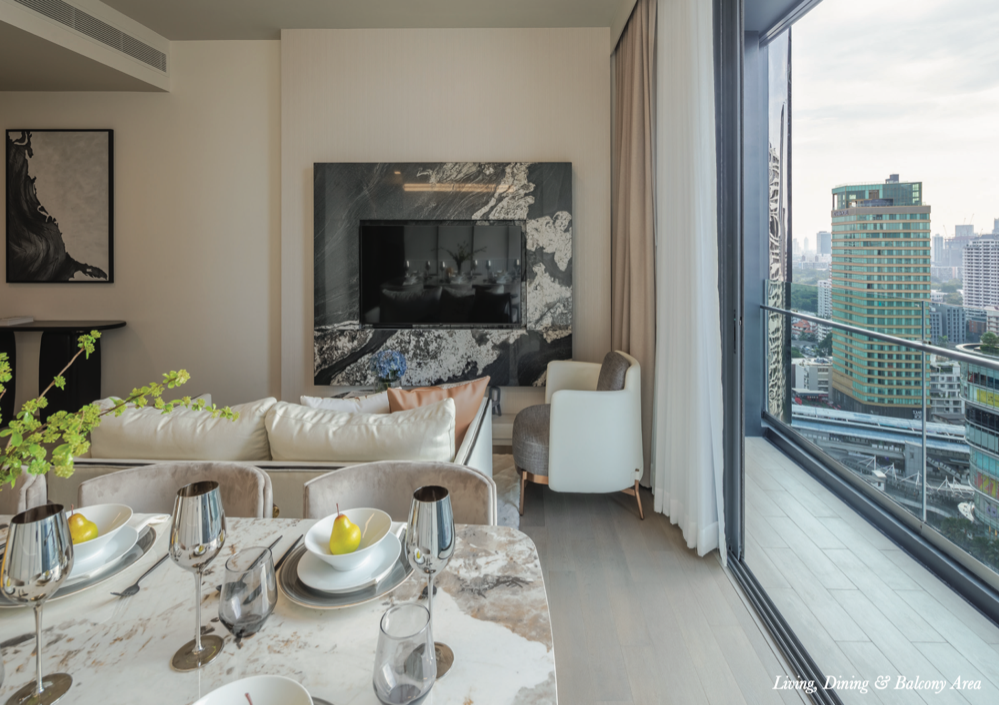 For SaleCondoSukhumvit, Asoke, Thonglor : ✅ Luxury Condo at Heart of Asoke : Celes Asoke 2 bedrooms (flr 29th , Terminal21 view)