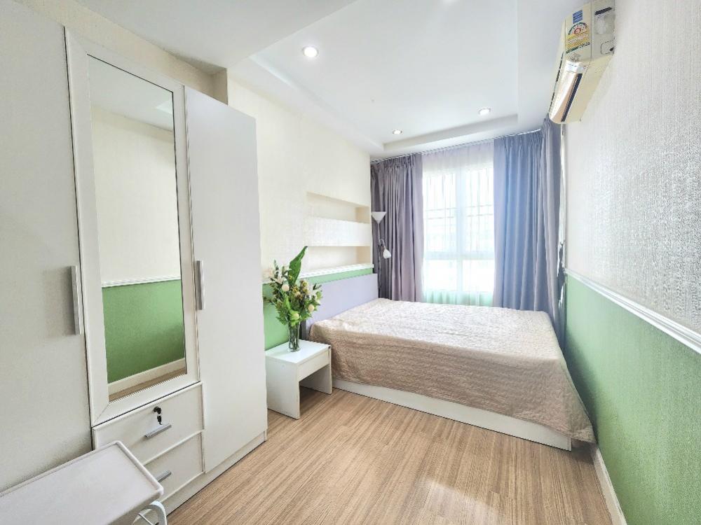 For RentCondoLadprao101, Happy Land, The Mall Bang Kapi : Beautiful room, good price, 7500 baht, complete with electrical appliances. There is a washing machine. Cant raise animals.