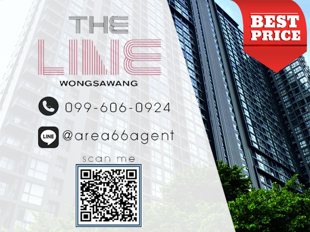 For SaleCondoBang Sue, Wong Sawang, Tao Pun : 🔥 For sale!! Condo The Line Wongsawang