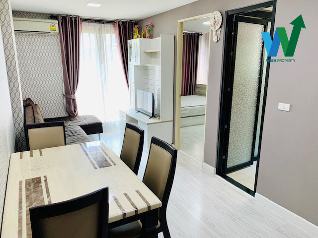 For SaleCondoBangna, Bearing, Lasalle : Condo for sale near BTS MeStyle Bangna, Rim room, 7th floor, clear view, beautiful decoration, fully furnished, ready to move in, near BITEC, Chonburi Expressway