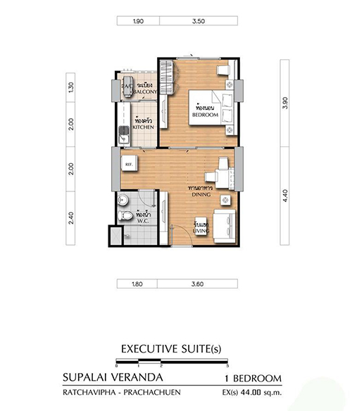 For RentCondoBang Sue, Wong Sawang, Tao Pun : Fully furnished Condo near MRT Purple Line, Bang Son with reasonable price