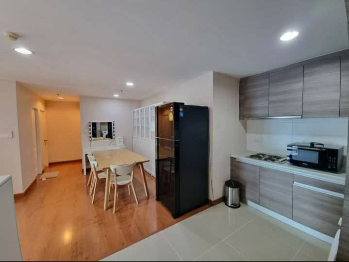 For RentCondoRama9, Petchburi, RCA : Condo for rent, Belle Grand Rama 9, near Rama 9 MRT station, 2 bedrooms, 1 bathroom, 68 sq m, 22nd floor, furniture, complete equipment, 33,000/month, interested call 097-4655644 T.C HOME