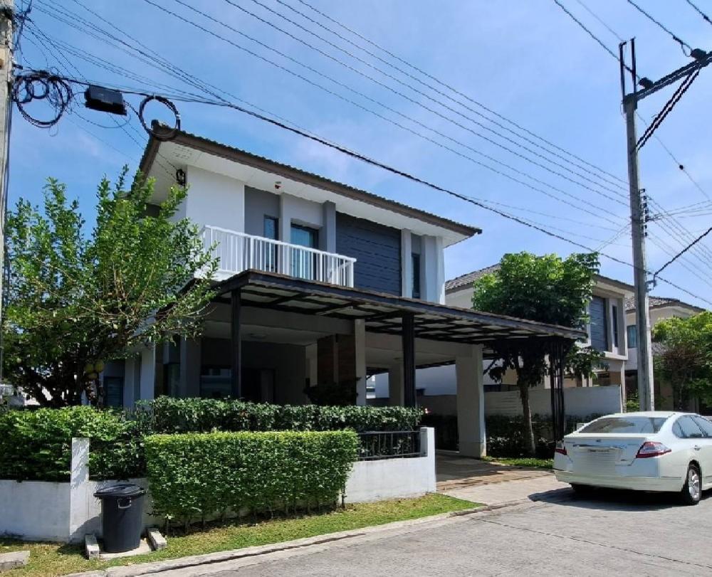 For RentHouseRama5, Ratchapruek, Bangkruai : (For rent 30,000-./month) Single house, ready to move in, Thana Habitat Ratchaphruek-Sirindhorn project.