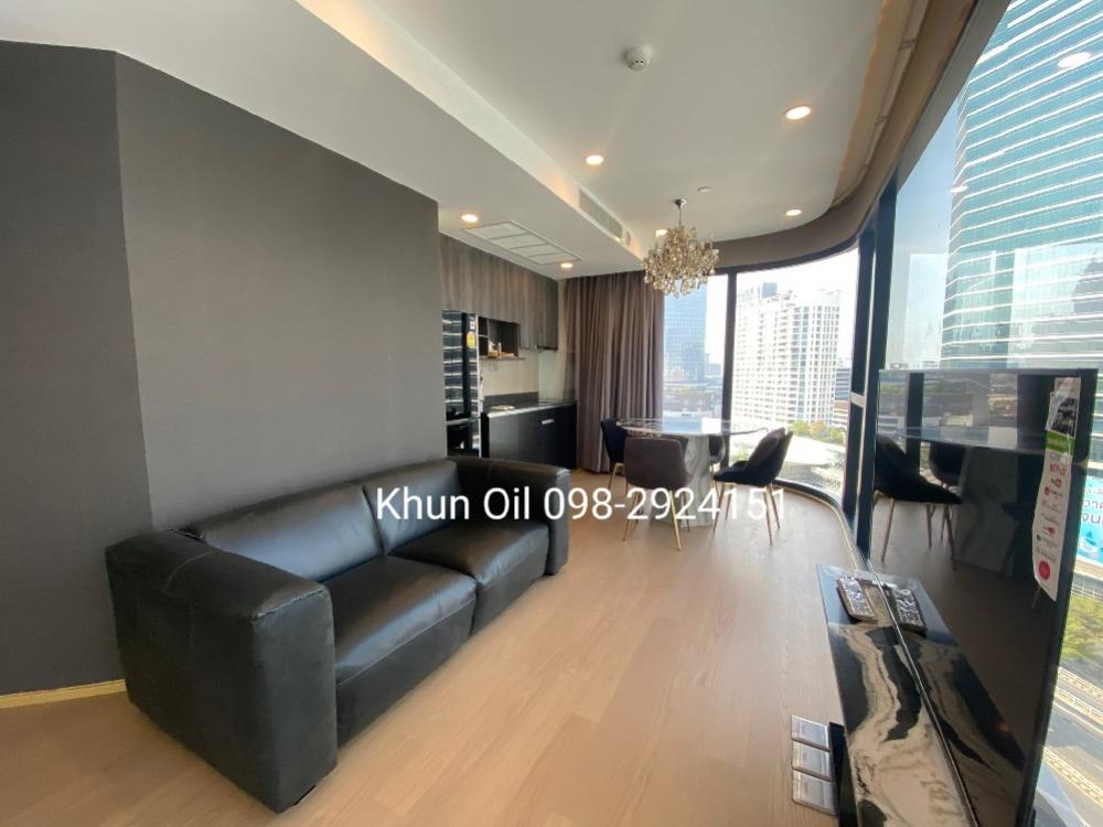 For SaleCondoSiam Paragon ,Chulalongkorn,Samyan : Very beautiful room ✨Ashton Chula Silom 2Bedroom 63 sqm. Facing East ✨ 📞 Khun Oil 098-292-4151