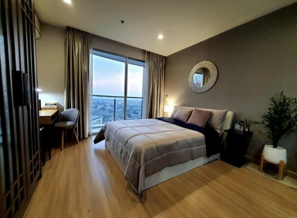 For RentCondoOnnut, Udomsuk : PA220366-04🔥Sky Walk Residence🔥37 sqm.🔥Floor 29🔥1 Bed 🔥Fully furnished🔥High view, very beautiful city view.