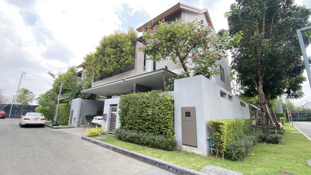 For SaleHouseYothinpattana,CDC : 2-storey detached house, Private Nirvana Residence North, Soi Yothin Phatthana 11, intersection 7, behind the corner next to the garden of the project, area size 50.6 sq m.