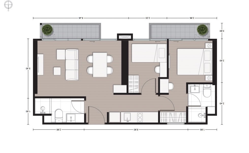 Sale DownCondoYothinpattana,CDC : *** Sale down payment, Noble Create, Noble Create, Building F, can raise dogs, large room, high floor