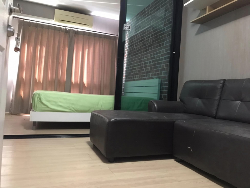 ขายคอนโดลาดพร้าว101 แฮปปี้แลนด์ : P14240323 ขาย/For Sale Condo Plum Condo Ladprao 101 (พลัม คอนโด ลาดพร้าว 101)  1นอน 22.36ตร.ม ชั้น6 ตึกH ห้องสวย เฟอร์ครบ พร้อมอยู่