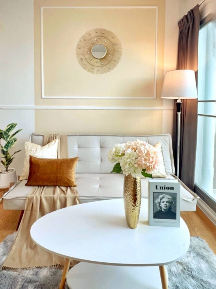 For SaleCondoSamut Prakan,Samrong : 📢 Selling a beautiful room, river view 🥳 5 minutes to the business area Every piece of furniture is new, unboxed, near the expressway, near BTS Pak Nam, the price is only 1.45 million.
