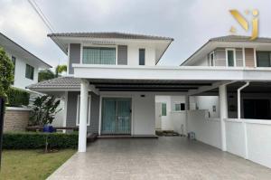 For SaleHousePattaya, Bangsaen, Chonburi : 🌈 Beautiful 2 storey twin house for sale @ Laem Chabang