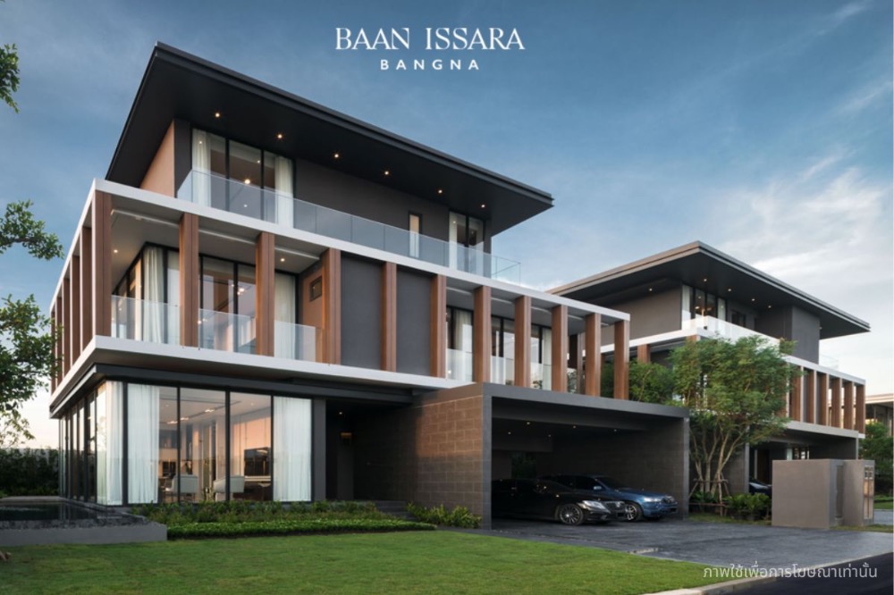 For SaleHouseBangna, Bearing, Lasalle : 🚩 Baan Issara Bangna fully super luxury furnished, Super Luxury Housing for your love