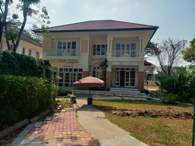 For RentHousePathum Thani,Rangsit, Thammasat : 2-storey detached house for rent in front of the project, Saransiri University, Rangsit Khlong 2, Rangsit-Nakhon Nayok Road, Khlong Luang Road, near Future Park Rangsit, near Thai market, near Ayara Market, Khlong Song, Khlong Luang, Pathum Thani