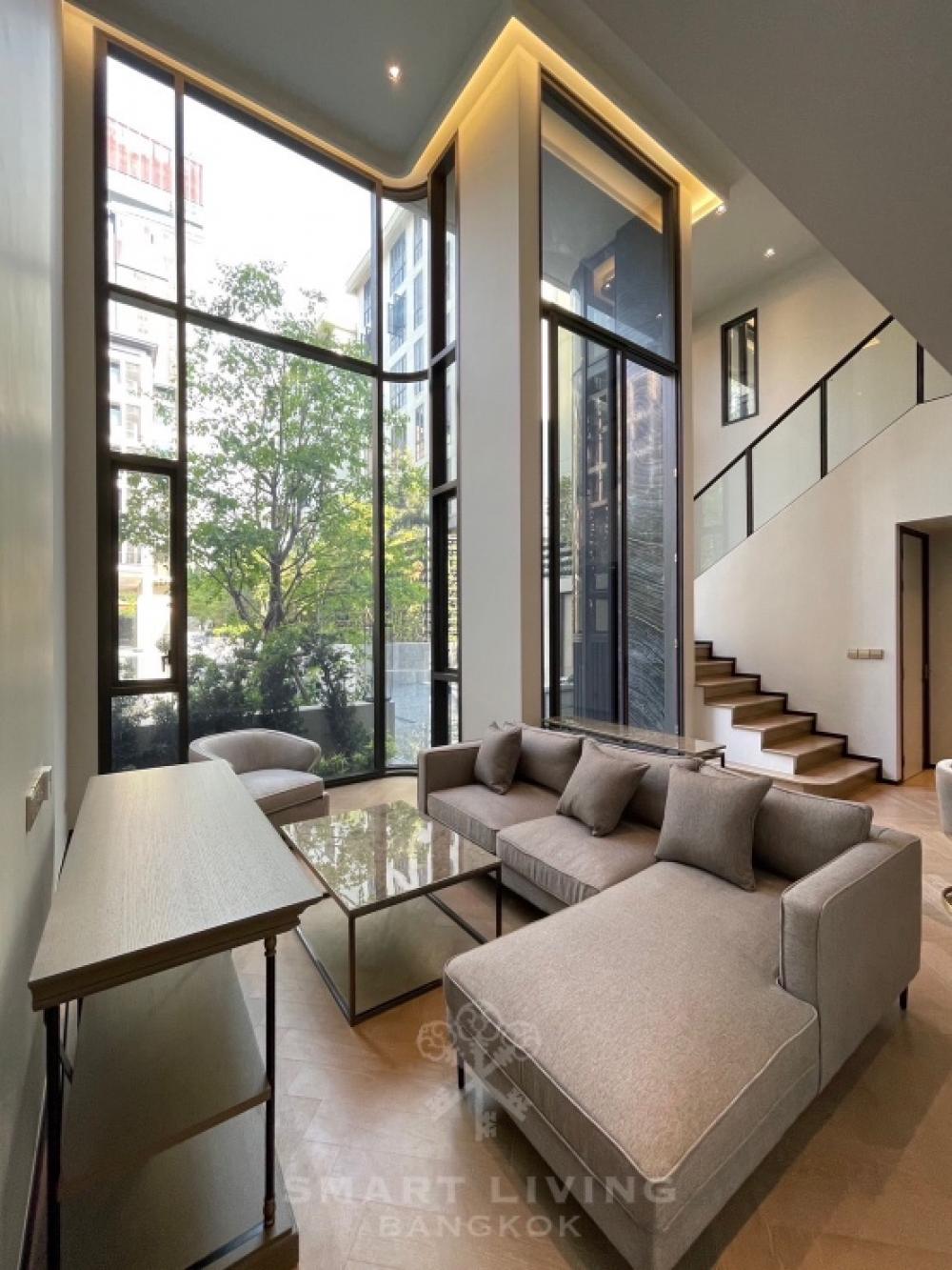 For RentCondoSukhumvit, Asoke, Thonglor : RESERVE 61: Be the first family rent this  brand new unit, the only luxury resort style in BKK, 3 bedrooms duplex with maid room only 170k