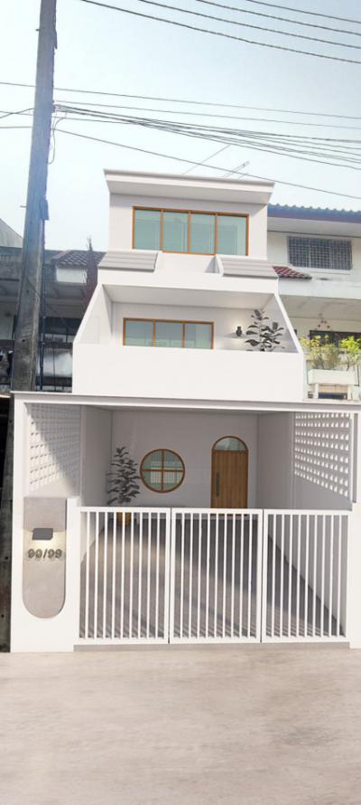 For SaleTownhouseChiang Mai : Townhome for sale in the heart of the city, ready to move in, 80 sq m. Cheaper than others.