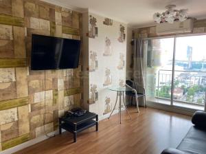 For RentCondoRama3 (Riverside),Satupadit : Lumpini Park Riverside Rama 3, river view, fully furnished, 32 square meters.