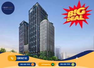 For SaleCondoRatchathewi,Phayathai : *Buy directly from the project, the best deal* XT Phayathai, size 1 bedroom, large, price only 5.29 MB [Tel. 081-919-7975]