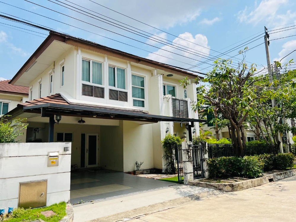 For SaleHouseLadkrabang, Suwannaphum Airport : MJ23S-024 House for Sale The Centro Onnut Wongwaen, 3 bedroom 55 sq wah 183 sqm Fully-Furnished Near Onnut, Srinakarin, Prawet, Lad Krabang, Sukhumvit, Pattanakarn