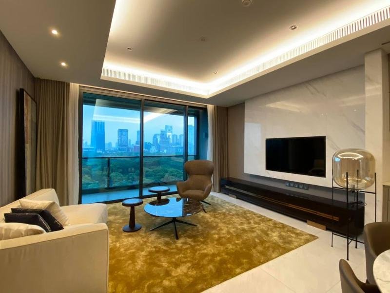 For RentCondoWitthayu, Chidlom, Langsuan, Ploenchit : ✅ For Rent - Sindhorn Tonson , Super Luxury 1 bedroom 1 bathroom, fully garden Lumpini view. ready to move in immediately