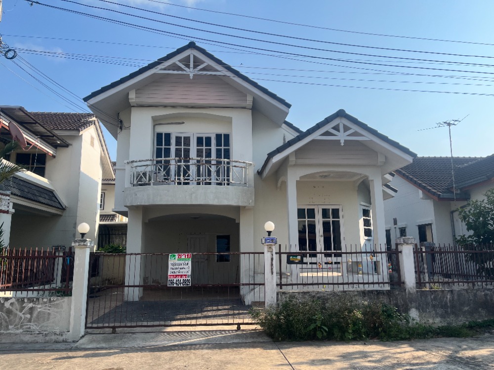 For SaleHouseRayong : Sell ​​or rent a one-and-a-half-storey detached house in Sam Samphan Village, Choeng Noen, Rayong.