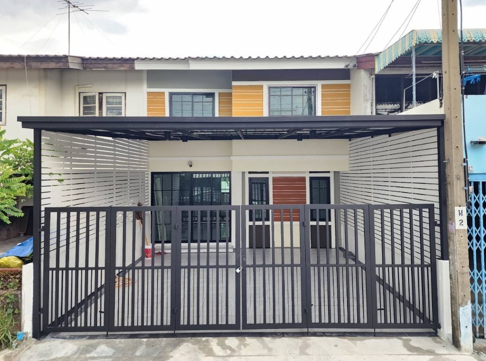 For SaleTownhouseChaengwatana, Muangthong : Townhome, Nonthaburi Community Housing Village / 4 bedrooms (for sale), Nonthaburi Community Housing Village / Townhome 4 Bedrooms (FOR SALE) GAMET094