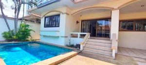 For RentHouseSriracha Laem Chabang Ban Bueng : Pool Villa Seven Seas Resort Pattaya Jomtien 1 km. Fully furnished 3bed 2bath 70 Sq.wa 160Sqm.