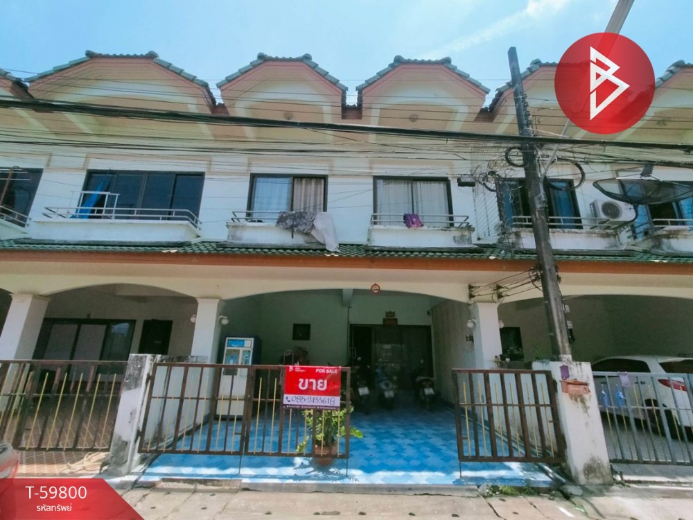 For SaleTownhouseChumphon : Urgent sale, 2-storey townhouse, area 23.0 square wah, Tha Taphao, Chumphon