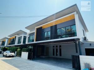 For SaleHousePathum Thani,Rangsit, Thammasat : House for sale, beautifully decorated, 4 bedrooms, Chewarom Rangsit-Don Mueang (Chewarom rangsit- Donmeang) near Don Mueang Airport, next to Future Rangsit.