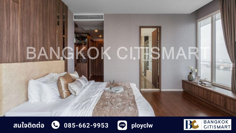 For SaleCondoRama3 (Riverside),Satupadit : Sell Menam Residences, 3 Bed, 160 sq.m. Fully Furnished | Call/Line: 0856629953