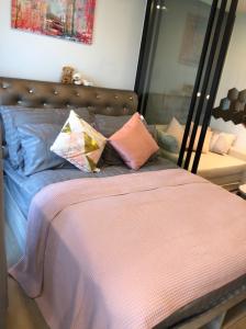 For RentCondoPathum Thani,Rangsit, Thammasat : Condo for rent, Kev TU, Building A, 8th floor, 1 Bedroom, fully furnished, ready to move in, student price