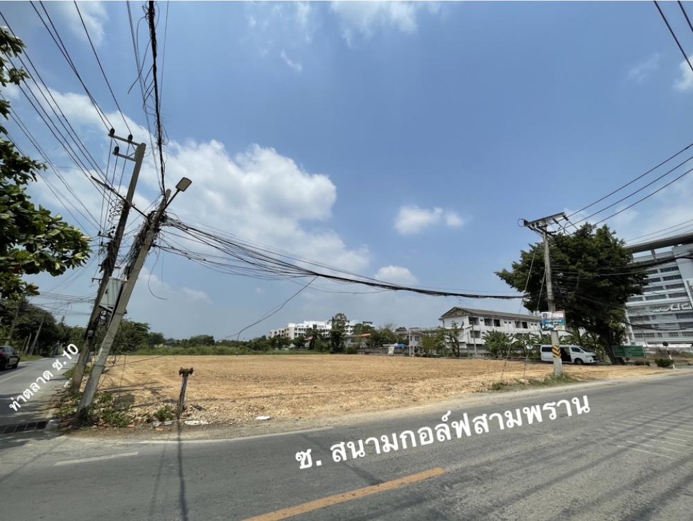 ให้เช่าที่ดินนครปฐม พุทธมณฑล ศาลายา : ให้เช่าที่ดินเปล่า2ไร่ ถมแล้ว ใกล้แหล่งชุมชน สถานที่ท่องเที่ยว ต.ท่าตลาด อ.สามพราน นครปฐม