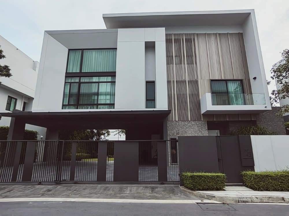 For RentHousePattanakan, Srinakarin : 3-storey detached house for rent, Nantawan Rama 9 Srinakarin Project, Nantawan Rama9-Srinakarin