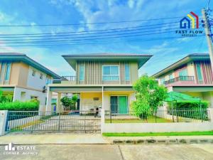 For SaleHouseRama5, Ratchapruek, Bangkruai : Single detached house for sale, ready to move in, kitchen addition, piling, sold with furniture, beautiful house, livable, Kanasiri, Salaya