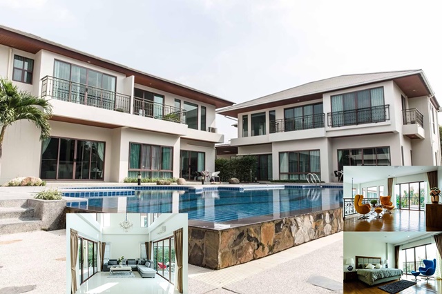 For RentHouseOnnut, Udomsuk : For Rent Luxury Mansion Airport Huamark Kincaid Inter For Rent Pool Villa Rama9 12bed 15Bath
