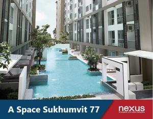 For SaleCondoOnnut, Udomsuk : Condo for sale A Space Sukhumvit 77